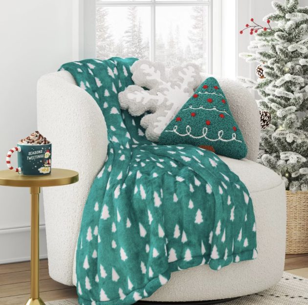 Christmas Plush Throw Blanket